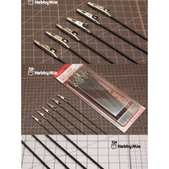 Bộ 20 cây kẹp cá sấu kim loại HM Hobby Mio - Dụng cụ sơn