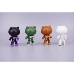 Mô hình lắp ráp combo Set 4 bộ gấu Petit Bear A2