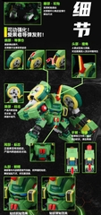 Mô Hình Lắp Ráp Táo Thiện Xạ Robot Trái Cây Yi li chuang wan chính hãng