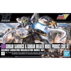 Mô hình HG Gundam Sandrock & Gundam Breaker Mobile Product Code Set Bandai 4573102578440