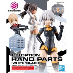 Mô hình lắp ráp 30MS OPTION HAND PARTS [ WHITE / BLACK ] Bandai 4573102633590