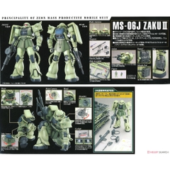 Mô hình Gundam MG MS-06J Zaku II Ver.2.0 Bandai