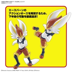 Mô hình lắp ráp Pokémon COLLECTION 50 SELECT SERIES Cinderace Bandai  4573102621771