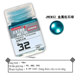 Sơn mô hình Extra Metal EM21-EM32 Metallic lacquer Chroma Jumpwind Color 18ml - Sơn Mô Hình