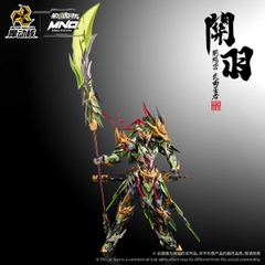 Mô Hình Hợp Kim Ráp Sẵn Metal Build MNQ-XH09X Guan Yu + Chi Yan Long Ju Quan Vũ + Xích Thố Chính Hãng Motor Nuclear