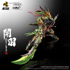 Mô Hình Hợp Kim Ráp Sẵn Metal Build MNQ-XH09X Guan Yu + Chi Yan Long Ju Quan Vũ + Xích Thố Chính Hãng Motor Nuclear