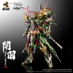 Mô Hình Hợp Kim Ráp Sẵn Metal Build MNQ-XH09X Guan Yu + Chi Yan Long Ju Quan Vũ + Xích Thố Chính Hãng Motor Nuclear