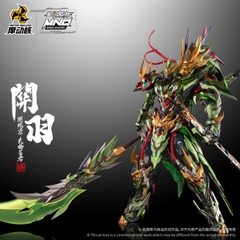 Mô Hình Hợp Kim Ráp Sẵn Metal Build MNQ-XH09X Guan Yu + Chi Yan Long Ju Quan Vũ + Xích Thố Chính Hãng Motor Nuclear