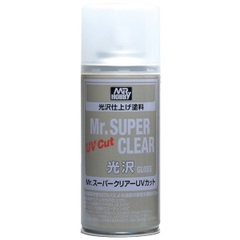 Bình Sơn Xịt Mô Hình Gundam topcoat UV Cut MRHOBBY Nhật Bản B522 Bóng 4973028335422