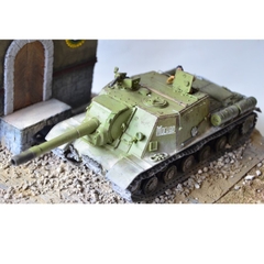 MÔ HÌNH RÁP XE TĂNG QUÂN SỰ NGA 1/35 SCALE RUSSIAN HEAVY SELF-PROPELLED JSU-152 TAMIYA 35303 - MÔ HÌNH TRƯNG BÀY, SA BÀN