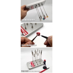 Hộp sắt từ tính cắm kẹp khi sơn - tặng kèm kẹp cá sấu MS089 - UA-90159 Ustar