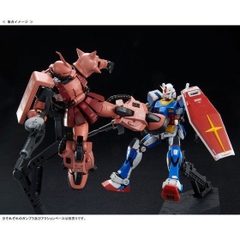 Mô Hình Lắp Ráp Bandai RG High Mobility Type Zaku II (Team Monstor Custom) 4573102621979 (Plastic Model) Bandai