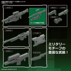 Mô Hình Lắp Ráp CUSTOMIZE WEAPONS(MILITARY WEAPON) Bandai W-20 4573102639387
