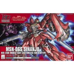 Mô hình lắp ráp Gundam Bandai 1/144 HGUC SINANJU TITANIUM FINISH VER.