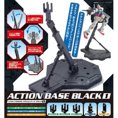 Đế trưng bày Action Base 1 Black - Gray - Clear - Đen - Xám - Trong Suốt Display Bandai HG RG MG