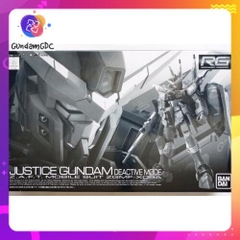 Mô hình lắp ráp RG 1/144 ZGMF-X09A JUSTICE GUNDAM DEACTIVE MODE P-Bandai