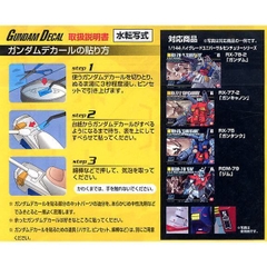 Decal Nước Bandai Gundam Decal 37 Set For MS (Earth Federation Space Force) Promax