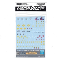 Decal Nước Bandai Gundam Decal 29 Set For MS (Principality of Zeon) Promax