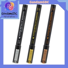 X-Bút tô màu kim loại Super Metallic Color Marker Bạc/Vàng/Đồng MKS-01-03 Dspiae