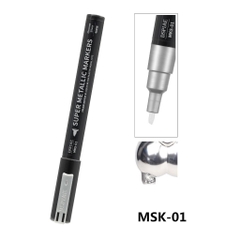 X-Bút tô màu kim loại Super Metallic Color Marker Bạc/Vàng/Đồng MKS-01-03 Dspiae