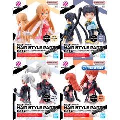 Mô Hình lắp rắp phụ kiện 30MS OPTION HAIR STYLE PARTS Vol.7 ALL 4 TYPES BANDAI 4573102642240
