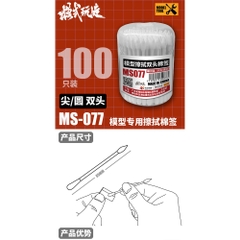 Tăm bông lau thấm - tạo hiệu ứng chuyên dụng mô hình đầu nhọn / tròn Model Tool MS077 (100 cái) 6975811640773