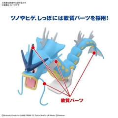 Mô Hình Lắp Ráp Pokemon PLAMO COLLECTION 52 SELECT SERIES Gyarados Bandai 4573102642516 4573102640215