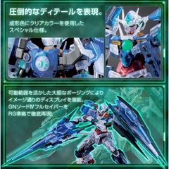 Mô hình lắp ráp GUNDAM BASE LIMITED RG QANT 1/144 00 QAN[T] FULL SABER CLEAR COLOR BANDAI