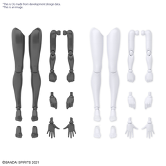 Phụ kiện lắp ráp 30MS OPTION BODY PARTS ARM PARTS & LEG PARTS [WHITE/BLACK] 4573102651006