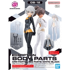 Phụ kiện lắp ráp 30MS OPTION BODY PARTS ARM PARTS & LEG PARTS [WHITE/BLACK] 4573102651006