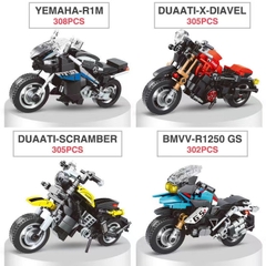 Mô hình đồ chơi Lego lắp ráp xe máy - mô tô thể thao Motorcycle - mô hình phát triển trí tuệ