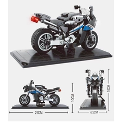 Mô hình đồ chơi Lego lắp ráp xe máy - mô tô thể thao Motorcycle - mô hình phát triển trí tuệ