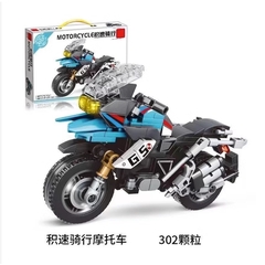 Mô hình đồ chơi Lego lắp ráp xe máy - mô tô thể thao Motorcycle - mô hình phát triển trí tuệ