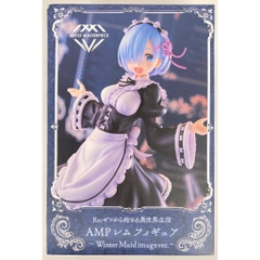 Mô Hình Figure Re Zero Starting Life in Another World Rem Winter Maid Ver AMP Taito