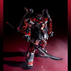 Mô hình lắp ráp MG 1/100 SHIN MUSHA GUNDAM SENGOKU NO JIN BLACK ROBE LARGE ARMOR Bandai 4573102632791