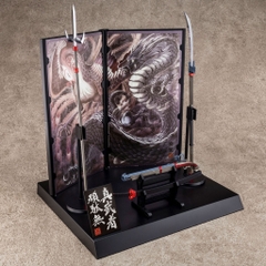 Mô hình lắp ráp MG 1/100 SHIN MUSHA GUNDAM SENGOKU NO JIN BLACK ROBE LARGE ARMOR Bandai 4573102632791