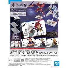 Giá đỡ mô hình Action Base 6 (Clear) The Witch From Mercury Sticker Set