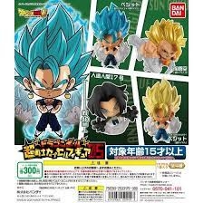 MÔ HÌNH TRỨNG GASHAPON Dragon Ball Super Warrior Capsule Figure Songoku Vegeta Gogeta Broly bandai