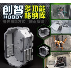 Base đỡ trưng bày - Giá đế kho nhà xưởng đa năng trang trí custom mô hình Octagon Hobby - GundamGDC