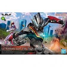 Mô hình lắp ráp Ultraman Figure-rise Standard Ultraman Suit Evil Tiga (Action Ver.) Model Kit Bandai