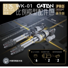 Phụ kiện mô hình Hobby Mio Electric Drive Gatling Cannon WK-01 Model Kit