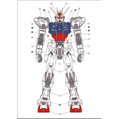 Decal nước huỳnh quang Evo cho mô hình PG GAT-X105 StrikeGundam