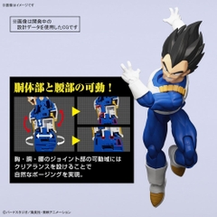 Mô Hình Lắp Ráp FIGURE-RISE STANDARD DRAGON BALL Z VEGETA (NEW SPEC VER.) Bandai 4573102654267