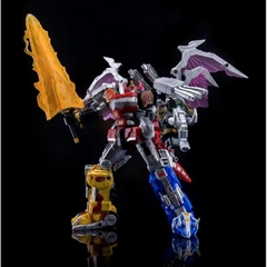 Mô hình Lucky Cat Micro Cosmos MC-03 mini Beast Lord Meagzord bộ 5 con