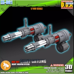 Mô Hình Phụ Kiện Giant Gatling EX001 1/100 cho mô hình