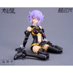 Mô Hình Lắp Rắp 1/10 TKB-02 Black Bicorn x Thunder Ms General Plastic Model Kit