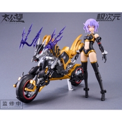 Mô Hình Lắp Rắp 1/10 TKB-02 Black Bicorn x Thunder Ms General Plastic Model Kit