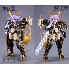 Mô Hình Lắp Rắp 1/10 TKB-02 Black Bicorn x Thunder Ms General Plastic Model Kit