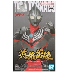 Mô Hình Figure Ultraman TigaSet of 2 Hero's Brave Statue Power Type Tiga Tornado Banpresto 19539