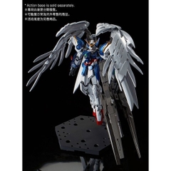 Mô hình lắp ráp RG Wing Gundam Zero EW & Drei Zwerg (Titanium Finish) Bandai 4573102553782